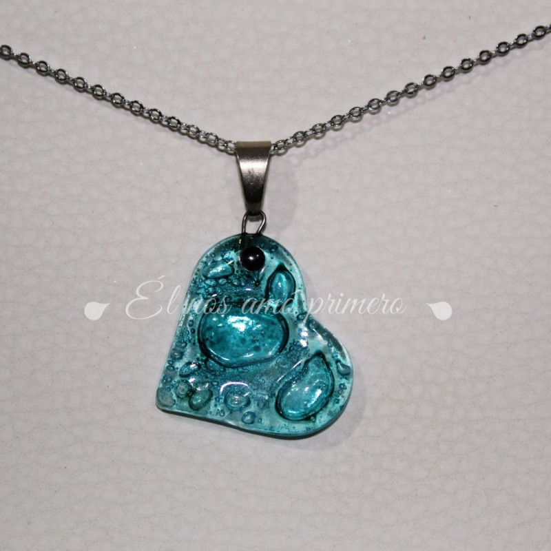 Collar Corazón de Agua